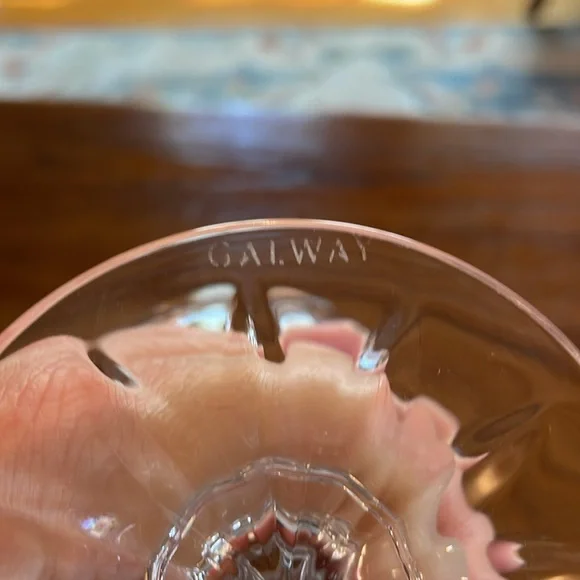 Galway- Kylemore by Galway Crystal Water Goblet 24% Lead Crystal - Picture 3 of 8